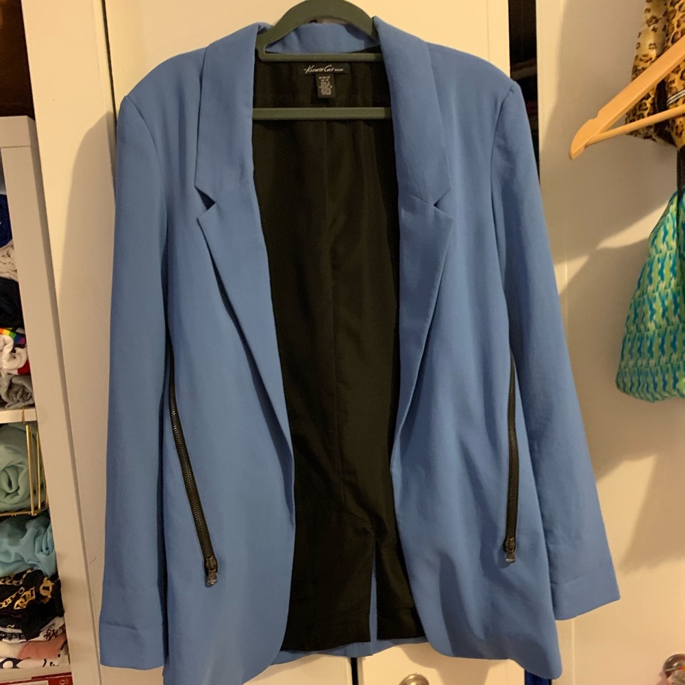 Kenneth Cole women’s blazer light blue medium